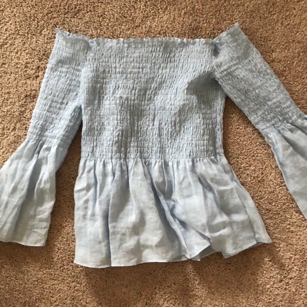 Light blue Zara blouse